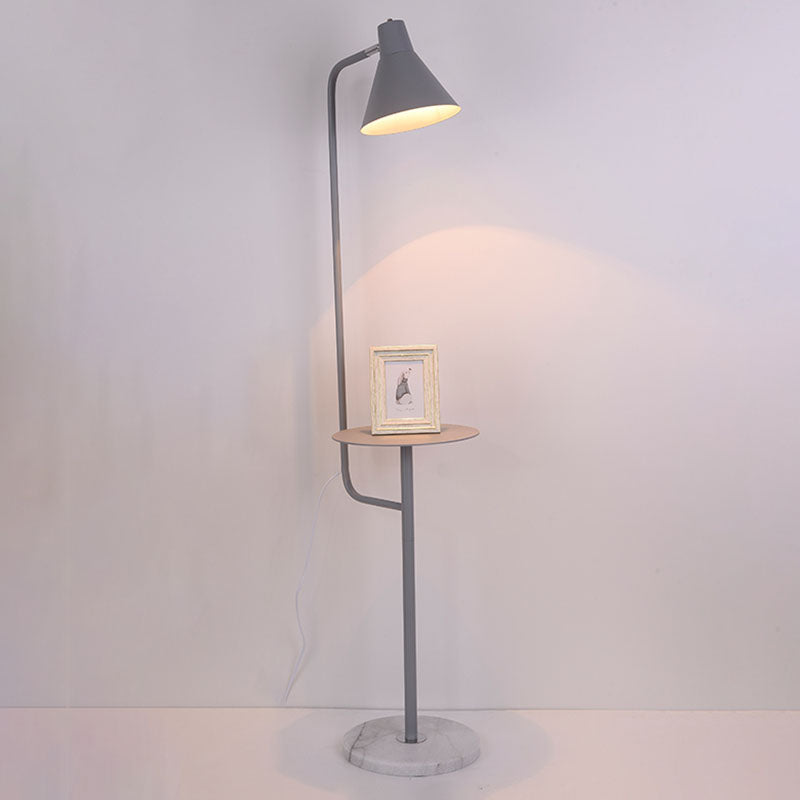 Lampada da pavimento in metallo geometrico moderno macaron nordici lampada a pavimento singolo