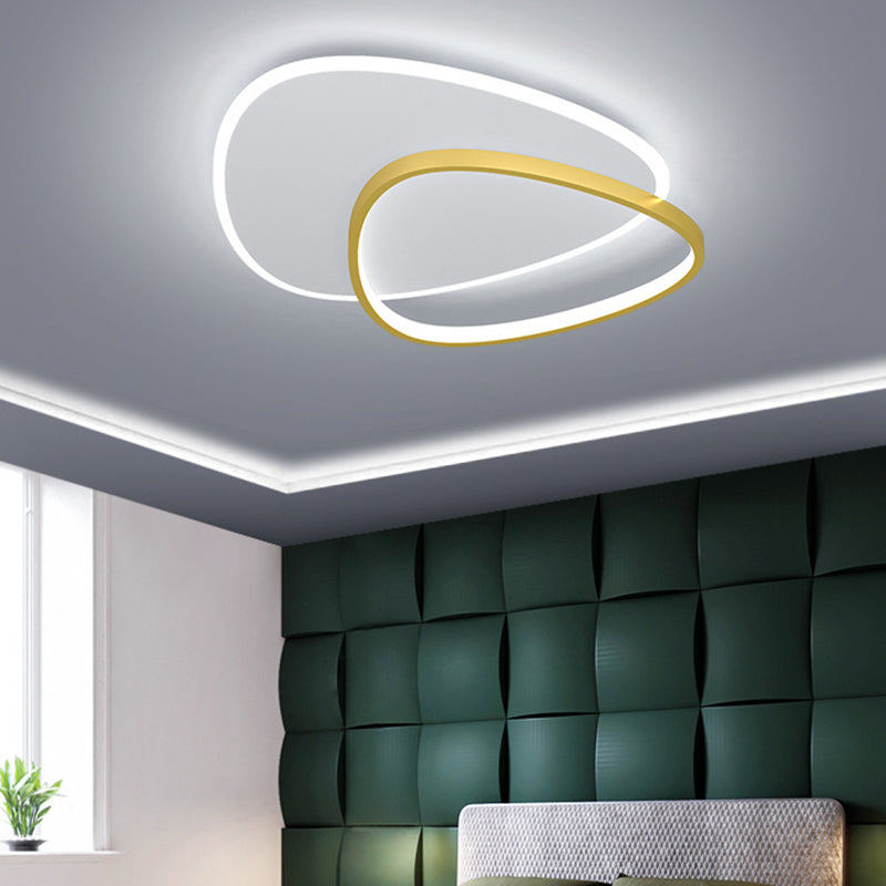 Triangles Mont-plafond Mount Lightture Nordic LED Flush Mount Plafond Éclairage