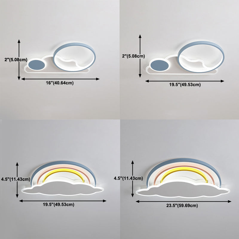 Lampada a soffitto a LED Light in stile Nordic Filpfullfiling Light per soggiorno