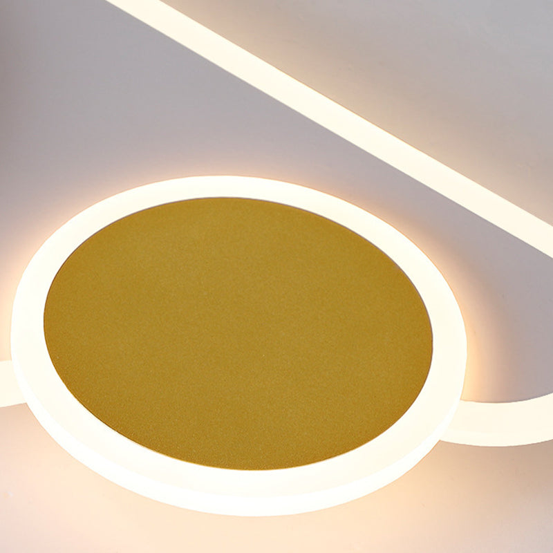 Lampada a soffitto a LED Light in stile Nordic Filpfullfiling Light per soggiorno