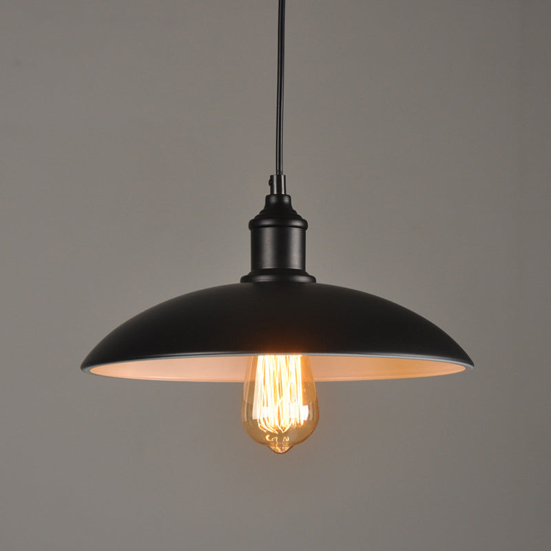 1 lichte pot omklep hangende hangerse industriële stijl metaalhangende verlichting voor woonkamer