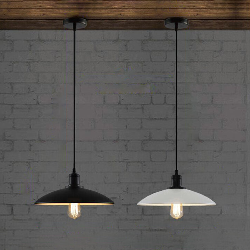 1 Copertura in pentola leggera a sospensione in stile industriale Metal Appeding Illuminazione per soggiorno