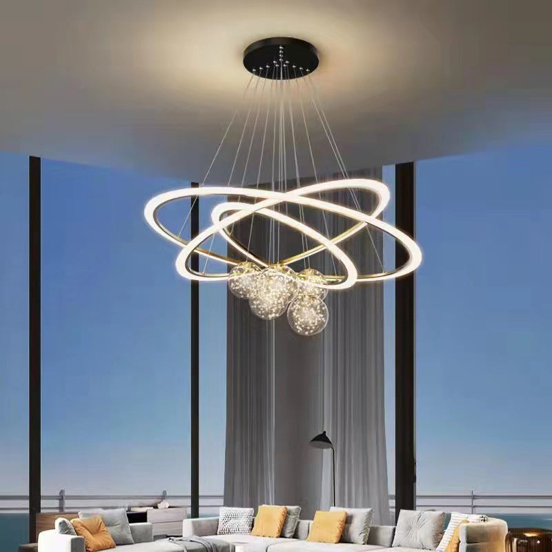 Multi Lights Ring Pendant lustre MODERN MODER STYLE LAMPS HAPPING