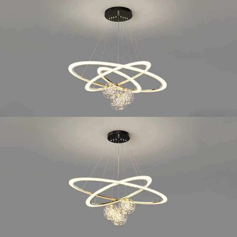 Multi Lights Ring Pendant lustre MODERN MODER STYLE LAMPS HAPPING