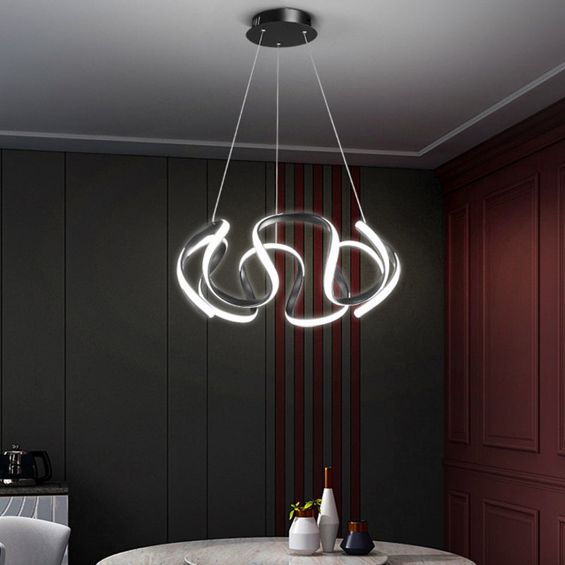 Luminaire de lustre agiétant LED de style nordique