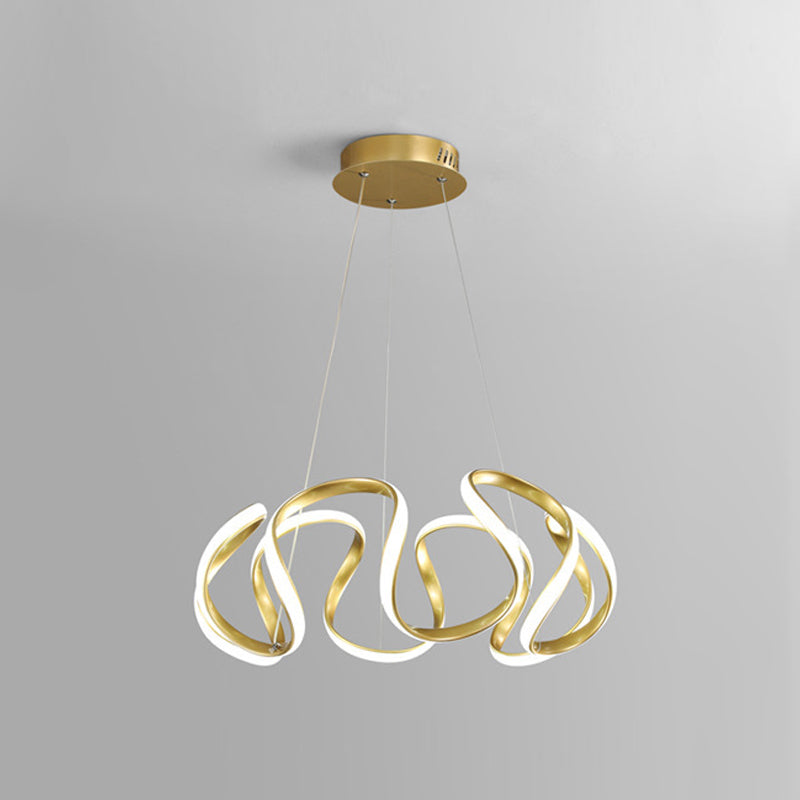 Luminaire de lustre agiétant LED de style nordique