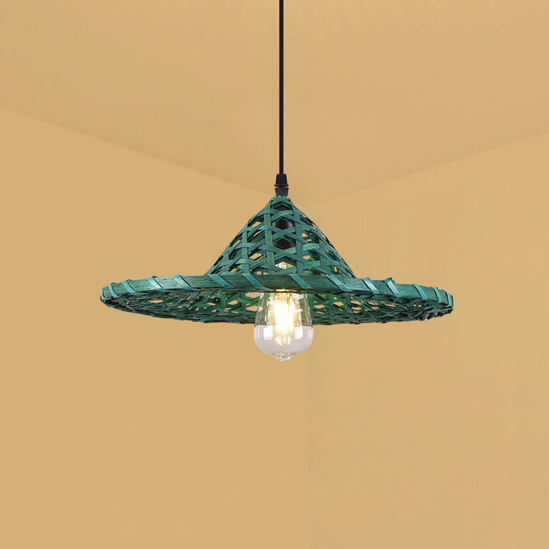 Multicolore Coolie Hat Suspension Light