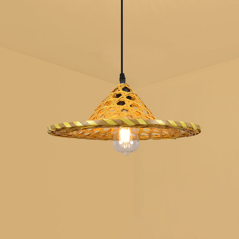 Multicolore Coolie Hat Suspension Light