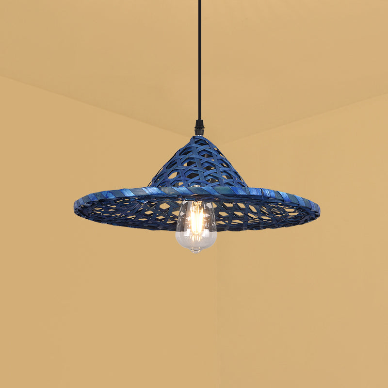 Multicolore Coolie Hat Suspension Light