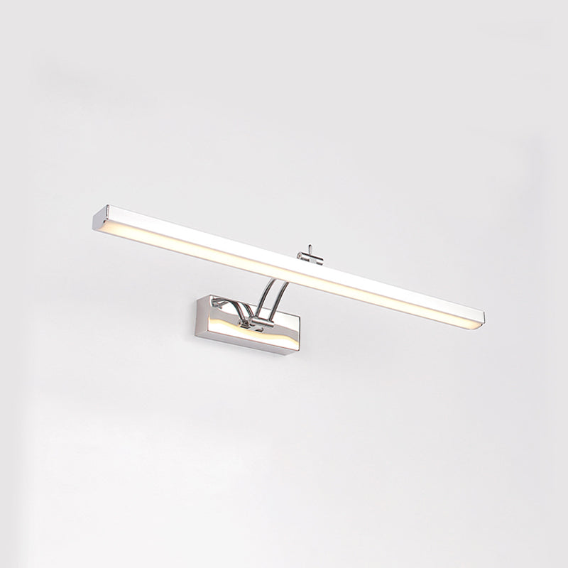 Vanity Light Contemporary Simple Linear Mirror Lighting Fixtures pour salle de bain