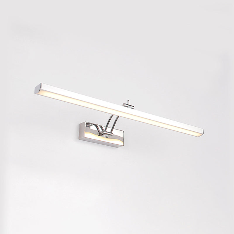 Vanity Light Contemporary Simple Linear Mirror Lighting Fixtures pour salle de bain