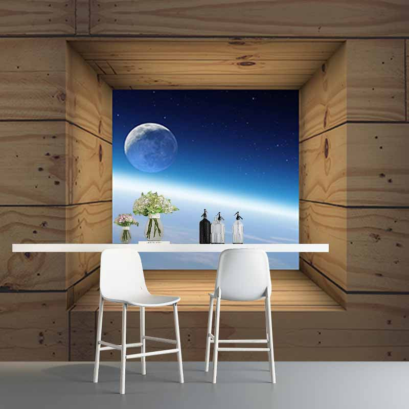 Photography Environment Friendly Mural Wallpaper 3D Vision Bedroom Wall Mural