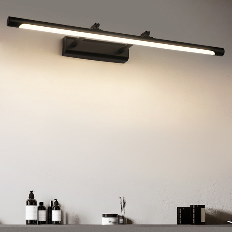 Accesorios de iluminación de tocador de estilo de estilo moderno metal 1 matriz de tocador de luz.