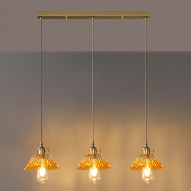 Topfabdeckform hängende Beleuchtung Industrial Style Glass Hanging Lampe
