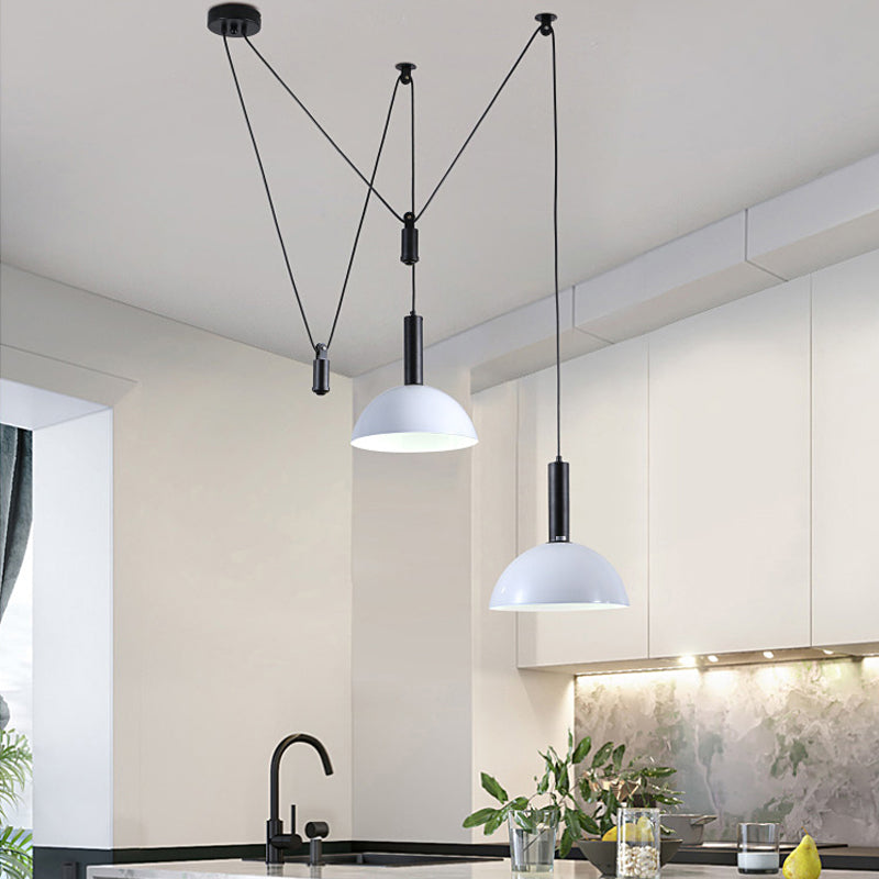 Macaron Pulley Pendant Lighting Freeture Sala da pranzo Studio Sospensione Sospensione