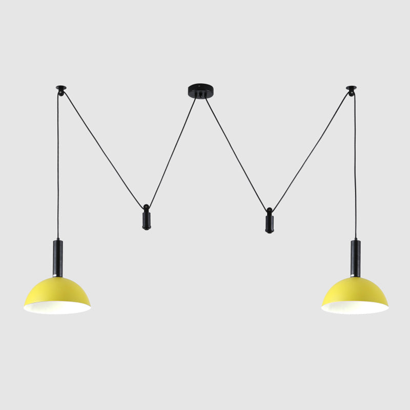 Macaron Poulley Pendant Lighting Aymat Dining Dining Dining Roin Salon Salle Sispension Light