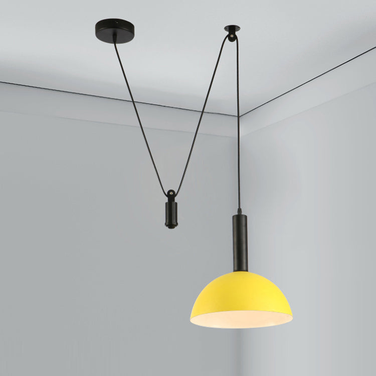 Macaron Pulley Pendant Lighting Freeture Sala da pranzo Studio Sospensione Sospensione