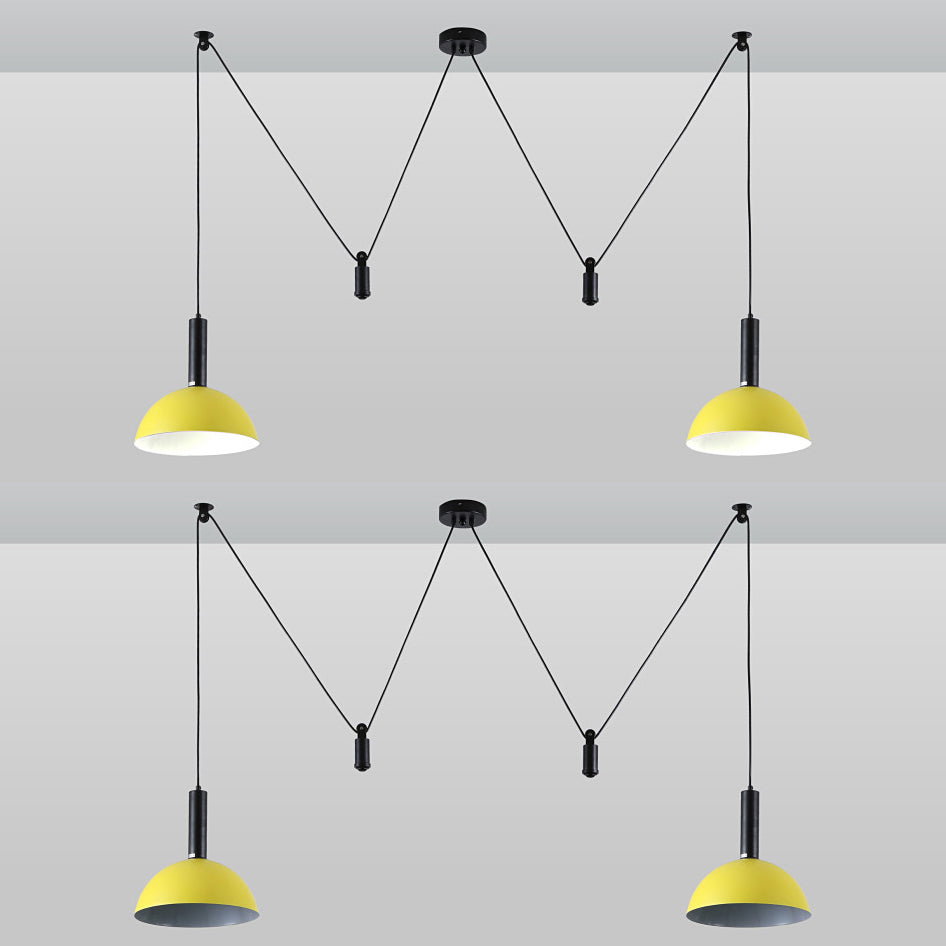 Macaron Poulley Pendant Lighting Aymat Dining Dining Dining Roin Salon Salle Sispension Light