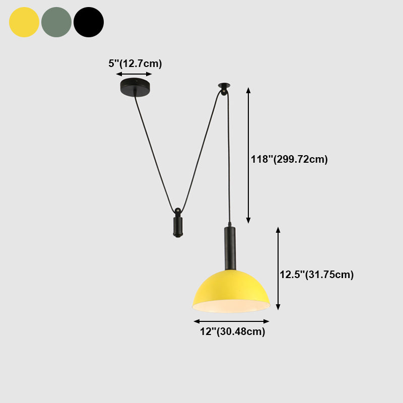 Macaron poelie hanger verlichting armatuur eetkamer studeer kamer ophanging licht