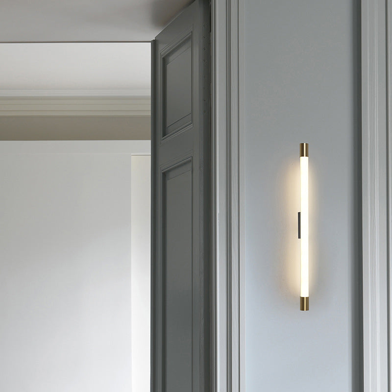 Accesorios de iluminación de espejo de tiras lineales simples de luz de tocador contemporáneo para baño para baño