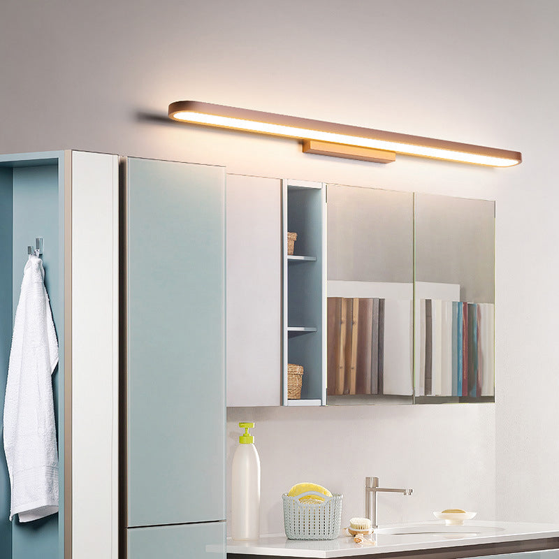 Luz de tocador doméstico Contemporáneos accesorios de iluminación de espejo lineal simple para el baño