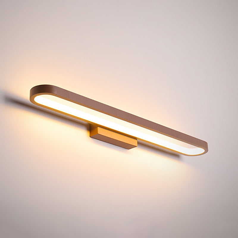 Luz de tocador doméstico Contemporáneos accesorios de iluminación de espejo lineal simple para el baño