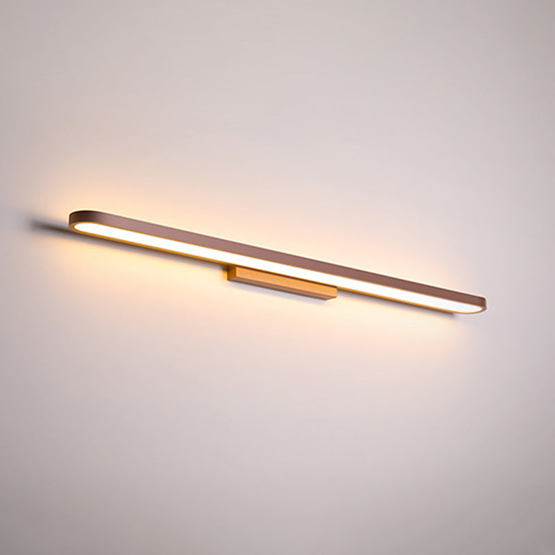 Luz de tocador doméstico Contemporáneos accesorios de iluminación de espejo lineal simple para el baño