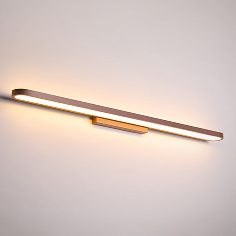 Luz de tocador doméstico Contemporáneos accesorios de iluminación de espejo lineal simple para el baño