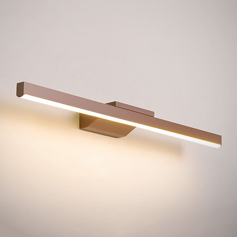 Luz de tocador doméstico Contemporáneos accesorios de iluminación de espejo lineal simple para el baño