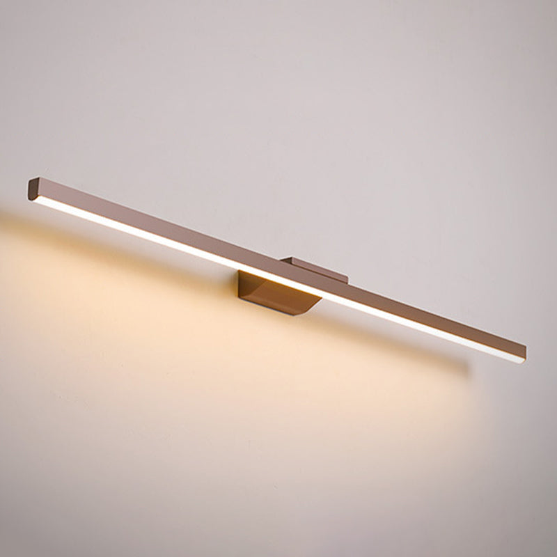 Luz de tocador doméstico Contemporáneos accesorios de iluminación de espejo lineal simple para el baño