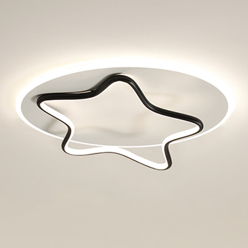 Geometria Forma Soffitto Fissaggio Moderno Stile Metallo 2 Luce Soffitto Flush