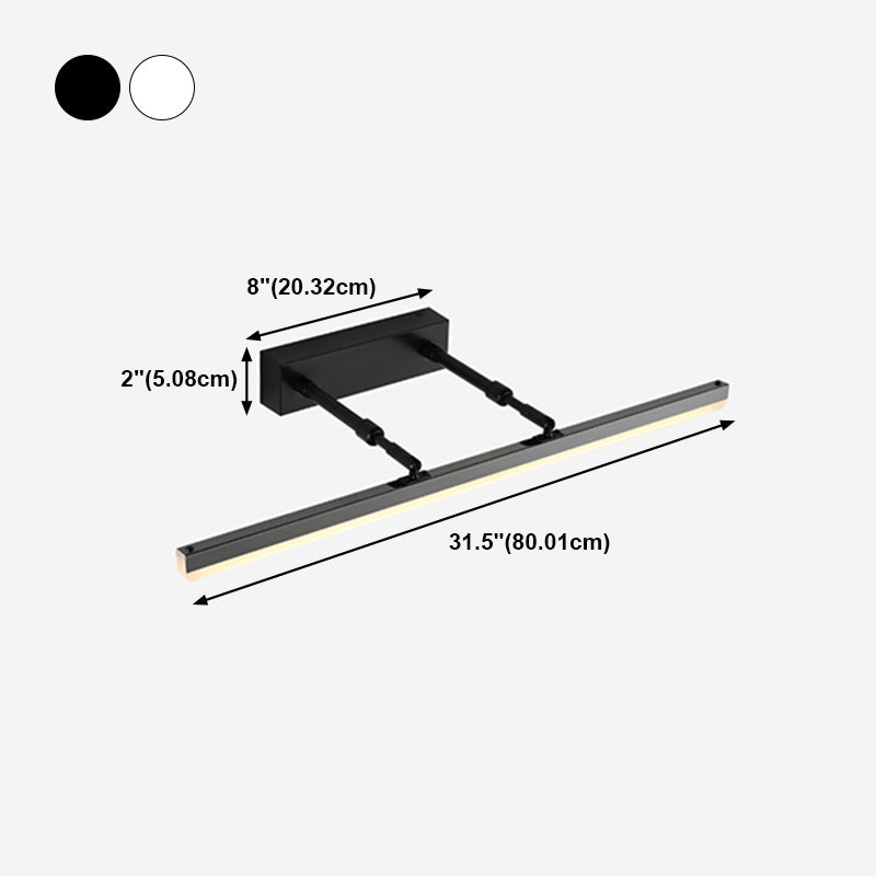 Accesorios de iluminación de tocador de tubo moderno 1