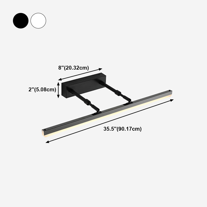 Accesorios de iluminación de tocador de tubo moderno 1