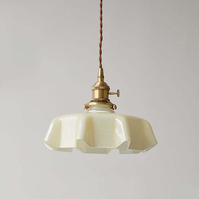 Forma de cubierta de la olla iluminación colgante de estilo industrial 1 lámpara colgante de luz