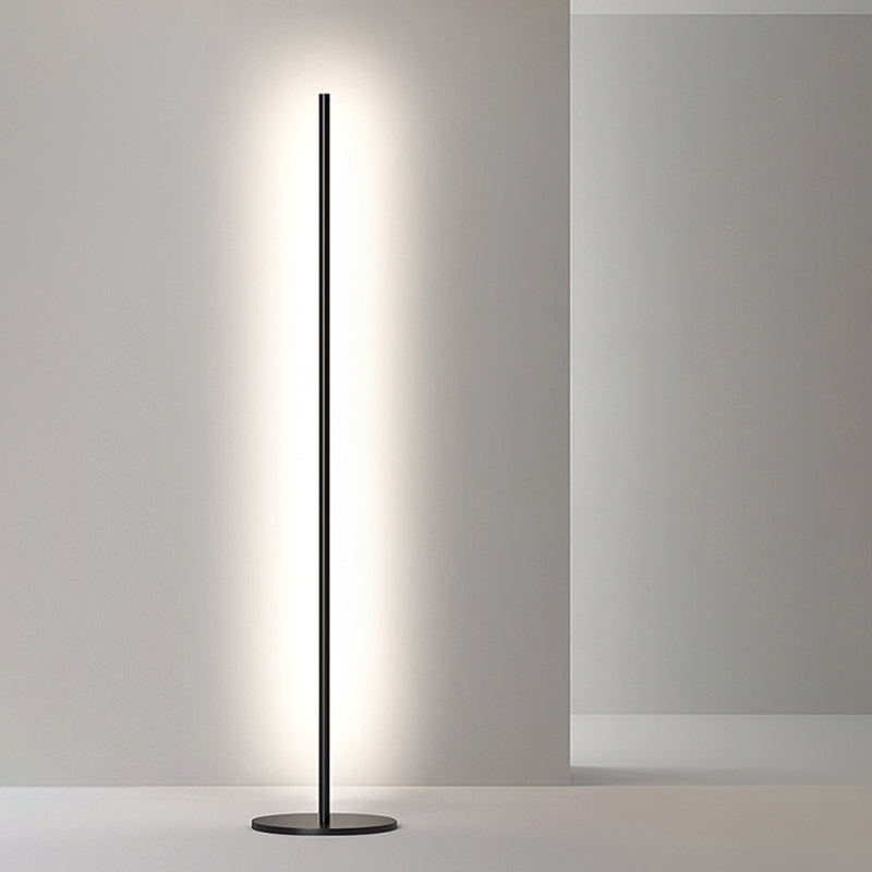 Lineaire vorm metalen vloerlicht moderne stijl 1 lichte vloerlamp armaturen