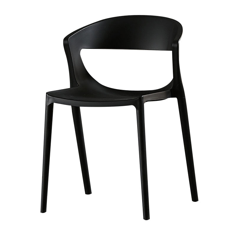 Moderne Ess- und Akzentstühle im Innen- und Außen-Plastik Offener Rückseite Stuhl