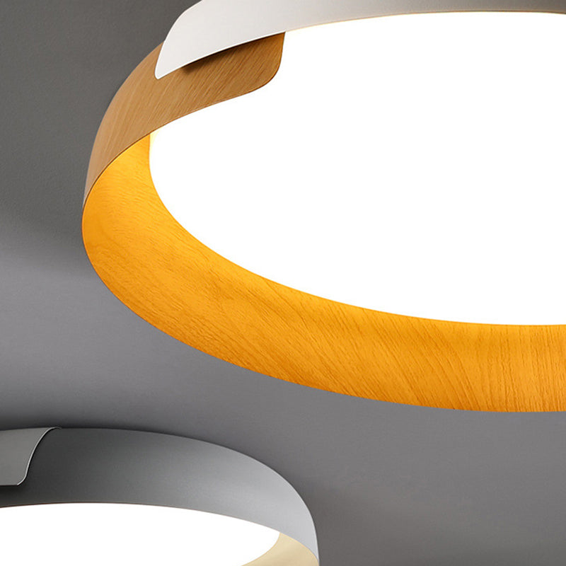 Lampada da incasso rotonda moderna e creativa a soffitto a LED con montaggio a incasso