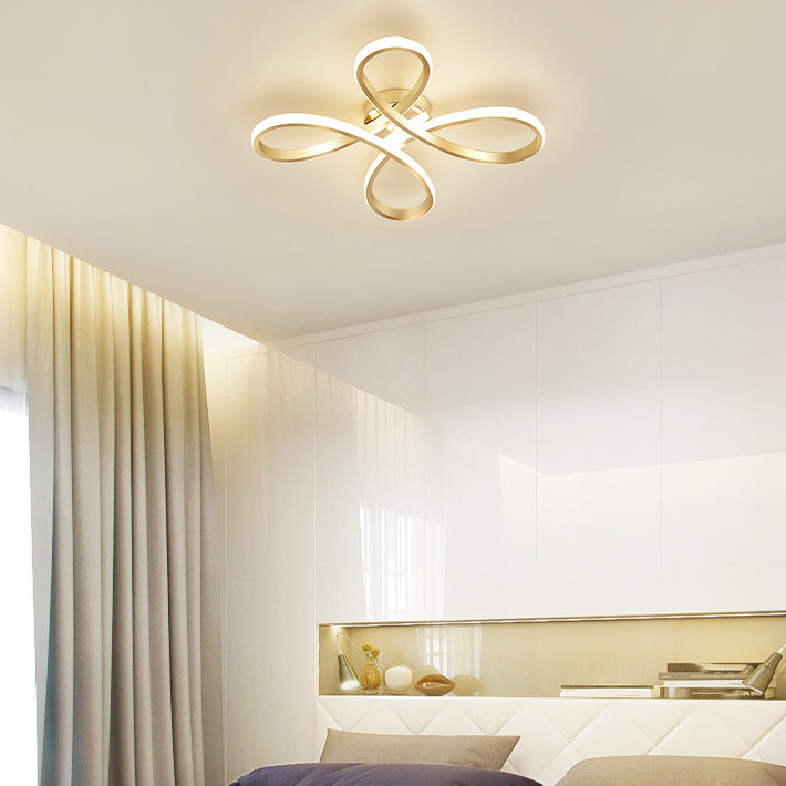 LED Flush montées Lumières Simplicité Éclairage Éclairage Fixture pour la chambre