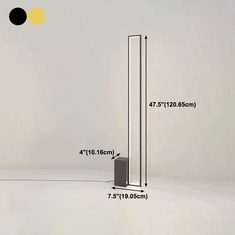 Luz de metal de forma cuadrada Luz de lámpara de lámpara de estilo único moderno