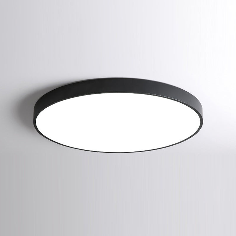 Nordic Simple Flush Ceiling Light Round LED Flush Mount Lighting for Bedroom