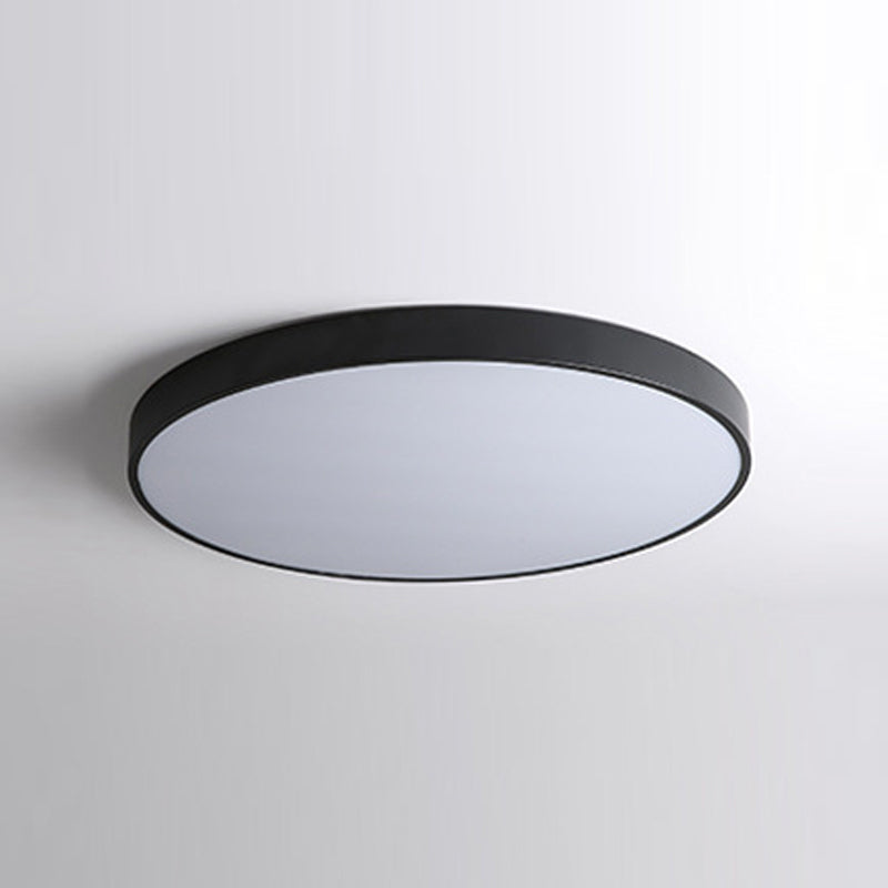 Nordic Simple Flush Ceiling Light Round LED Flush Mount Lighting for Bedroom