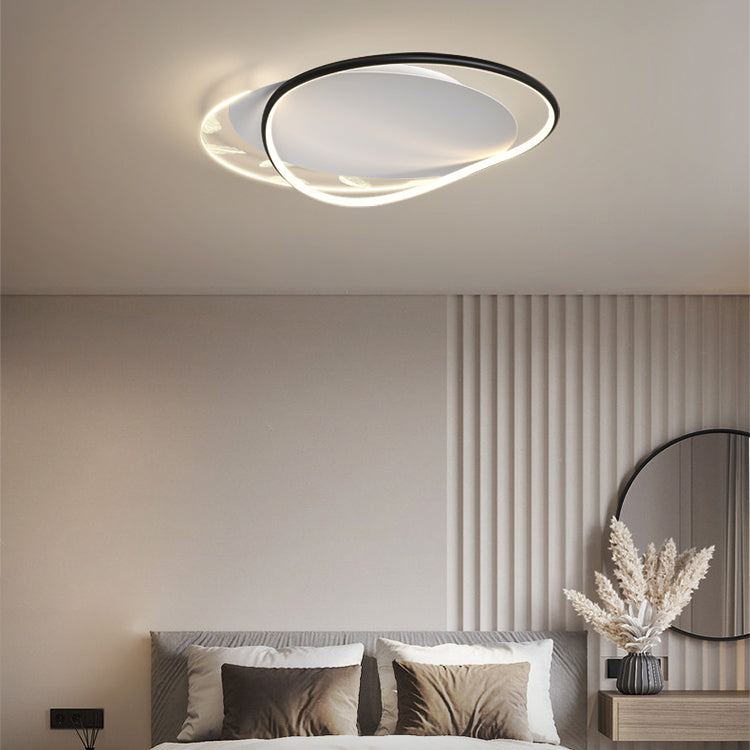 2 Light Ceiling Lamp Modern Style Metal Ceiling Lighting for Dining Room