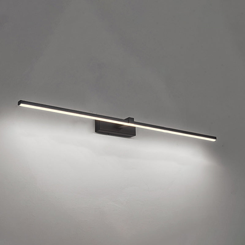 Iluminación de pared de forma de tira de estilo moderno 1 luces lámpara de apliques para baño