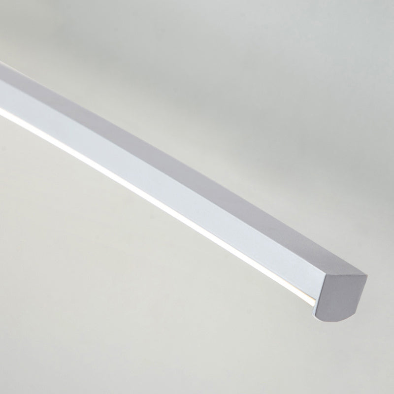 Metalen slanke muur ijdelheid licht moderne stijl 1 licht ijdelheid verlichting ideeën in wit