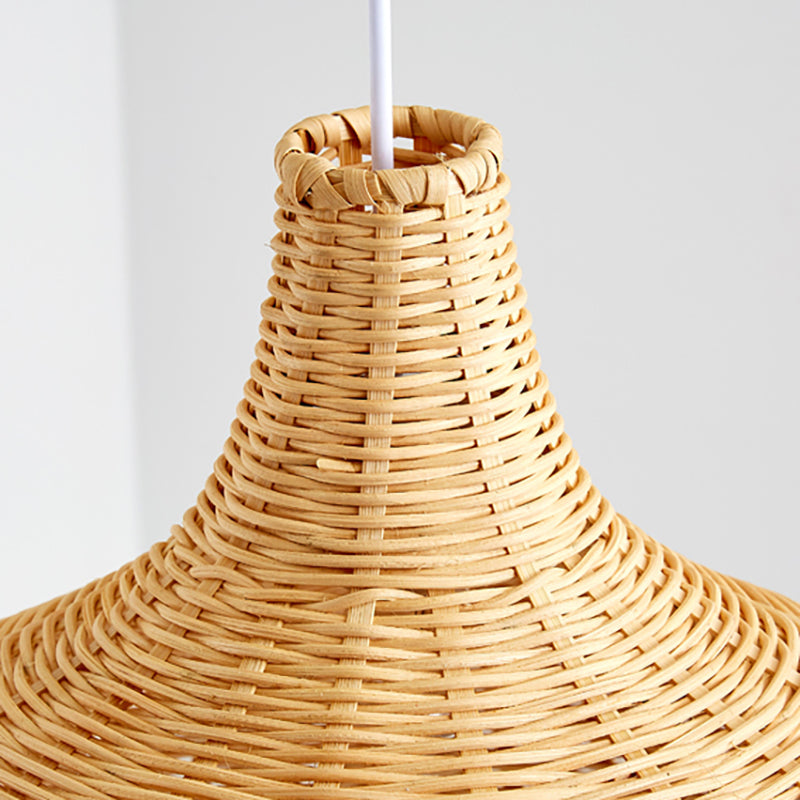 Modern Rattan Hanging Light Simplicity Pendent Lighting Fixture for Restaurant