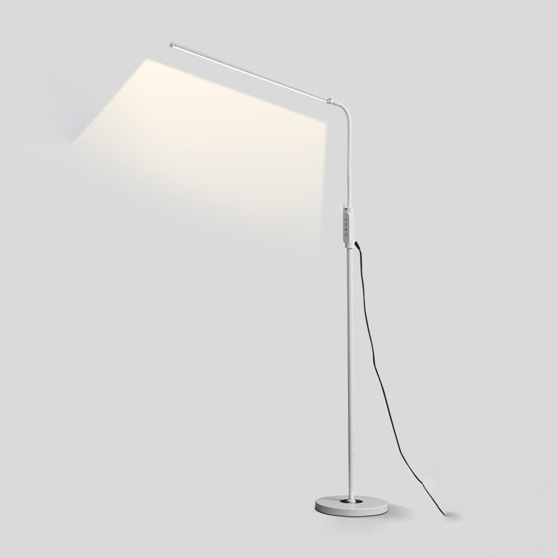 Lineaire vorm Metalen vloerlicht Moderne stijl Single Light Floor Mount Light