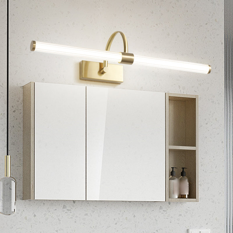 Lineaire schaduw metalen wandwandcontract Moderne stijl 1 lichte spiegel wandmontage verlichting