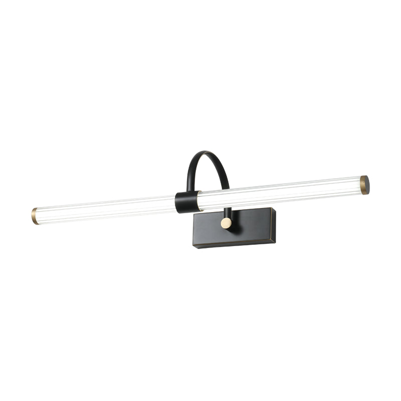 Lineaire schaduw metalen wandwandcontract Moderne stijl 1 lichte spiegel wandmontage verlichting