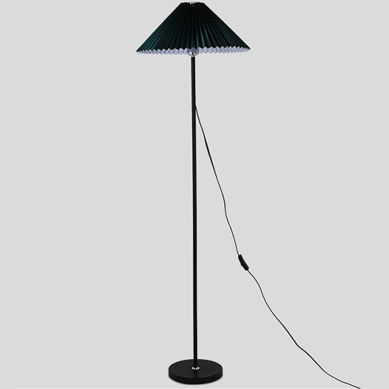 Luce moderna in tessuto a forma geometrica 1 stile moderno 1 lampade a pavimento leggero