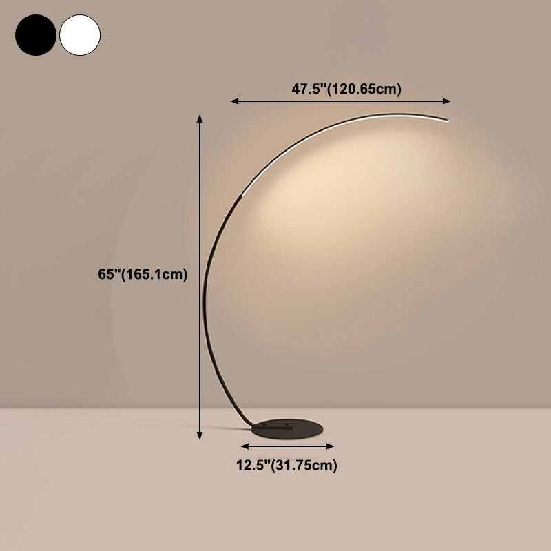 Metall Linear Form Bodenlicht moderner Stil 1 hellbodenmontiertes Licht